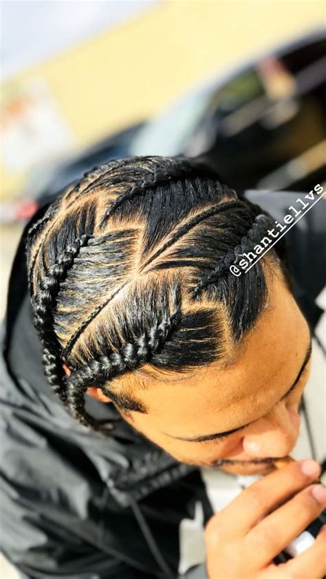 tresse cheveux mi long homme|28 Idées de tresses pour les hommes confiants et。